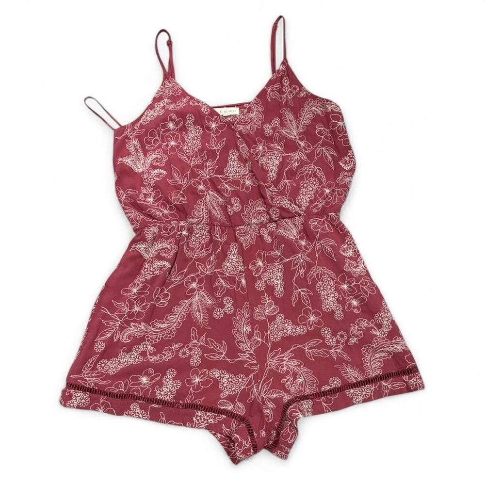 LA Hearts pink floral romper - Picture 1 of 7